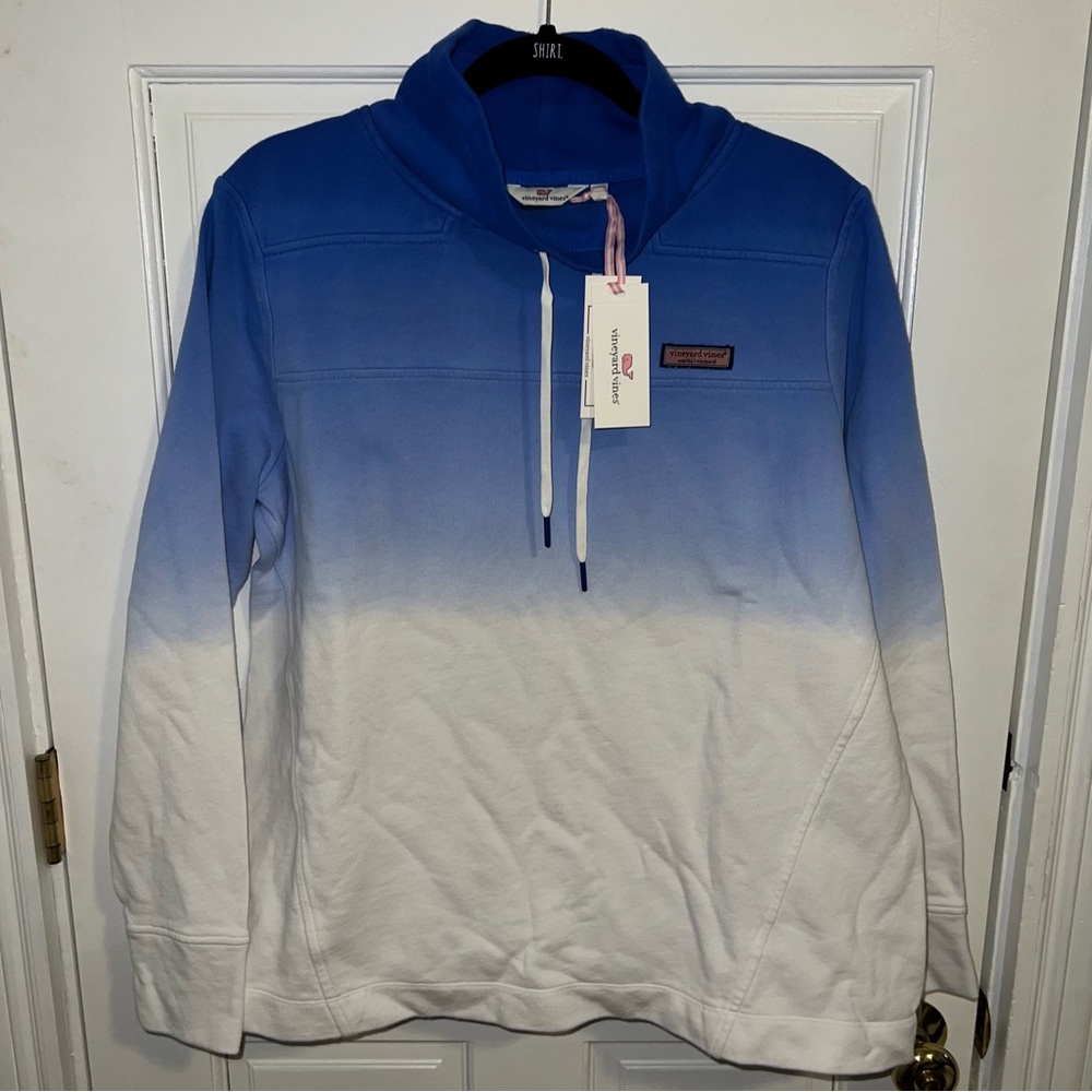 Vineyard Vines Women's Shep Shirt Dip-Dye Surfshep. NWT